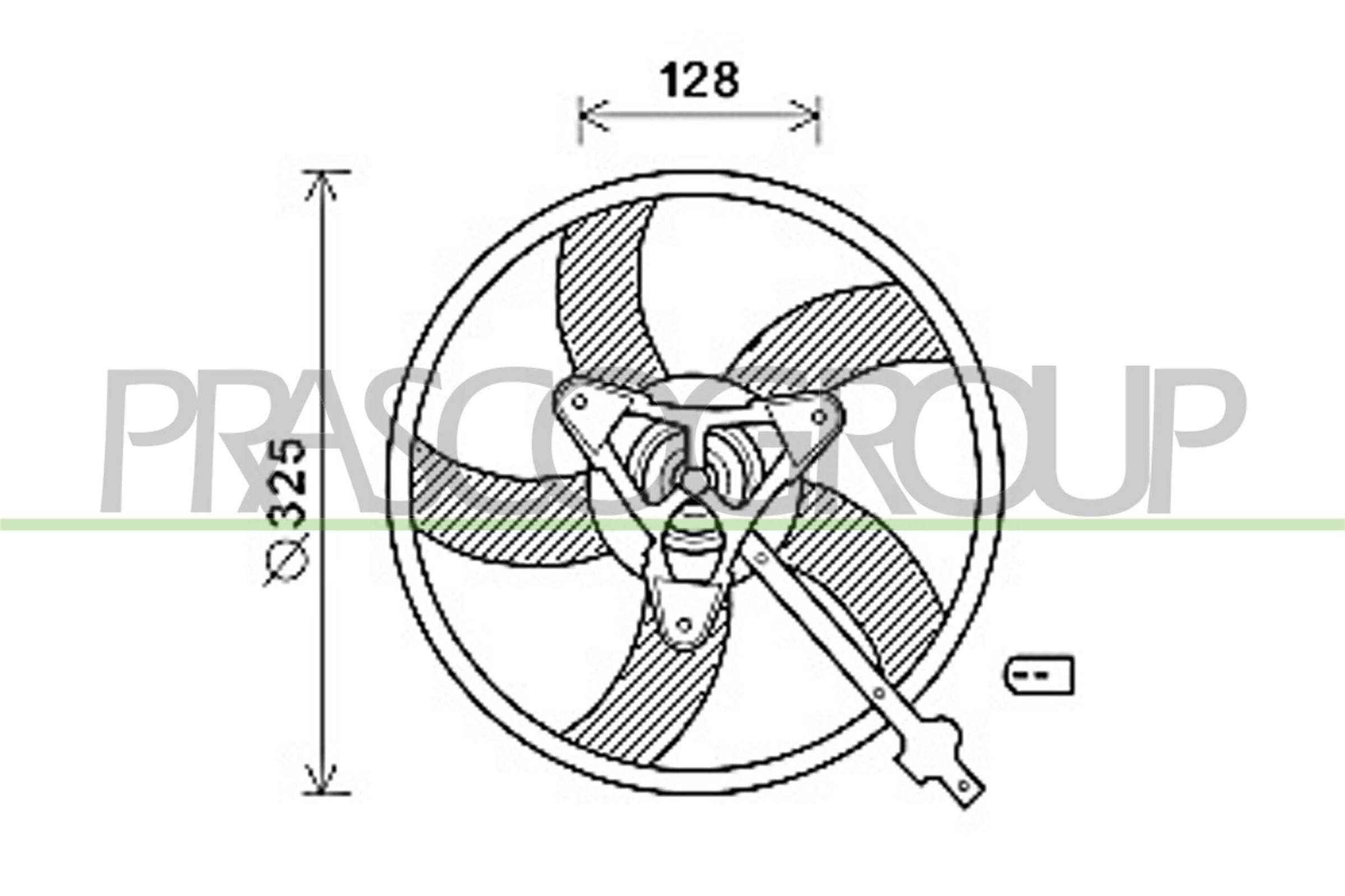 PRASCO SK324F004 Ventola,...