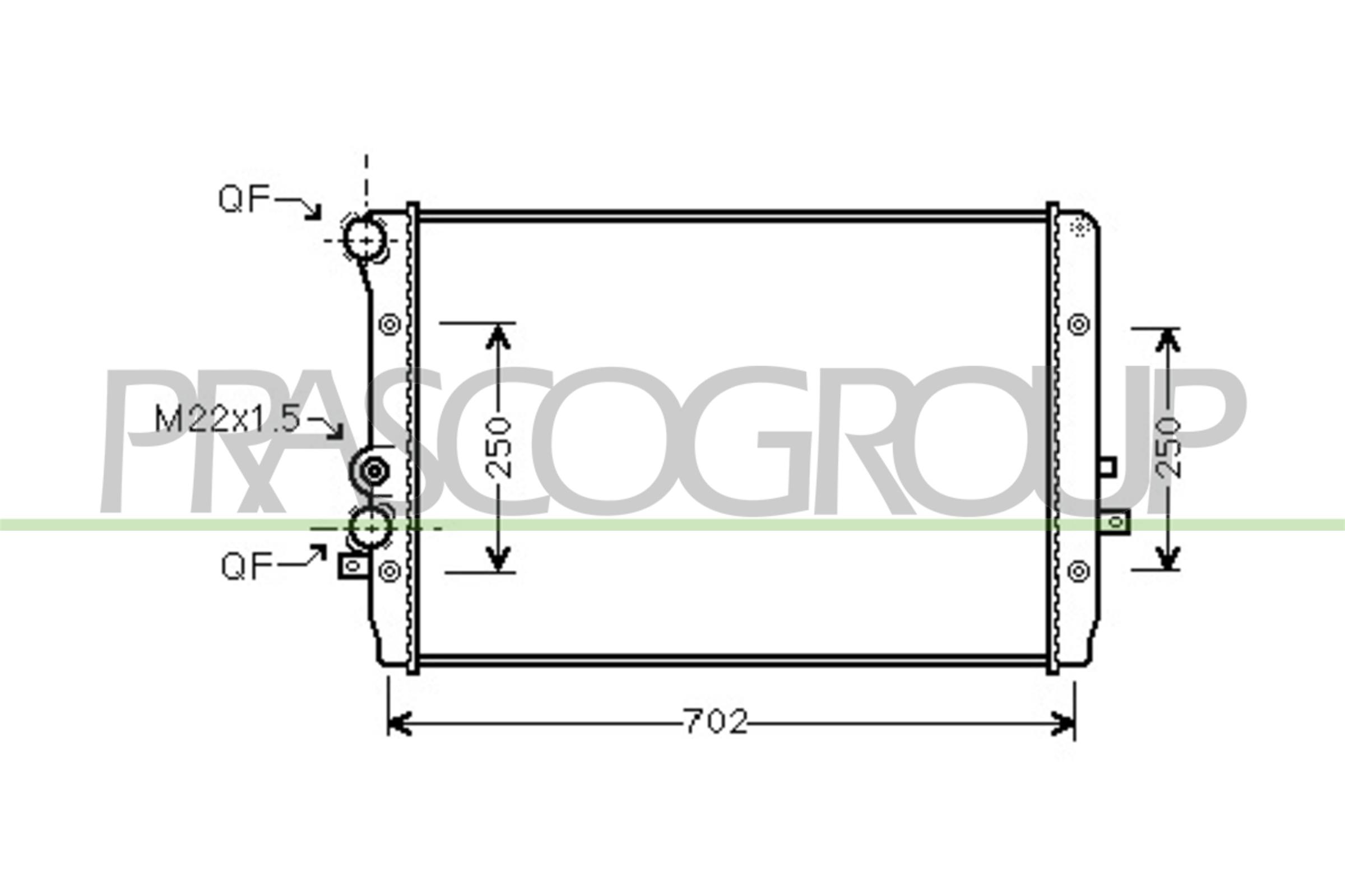 PRASCO ST420R006 Radiatore,...