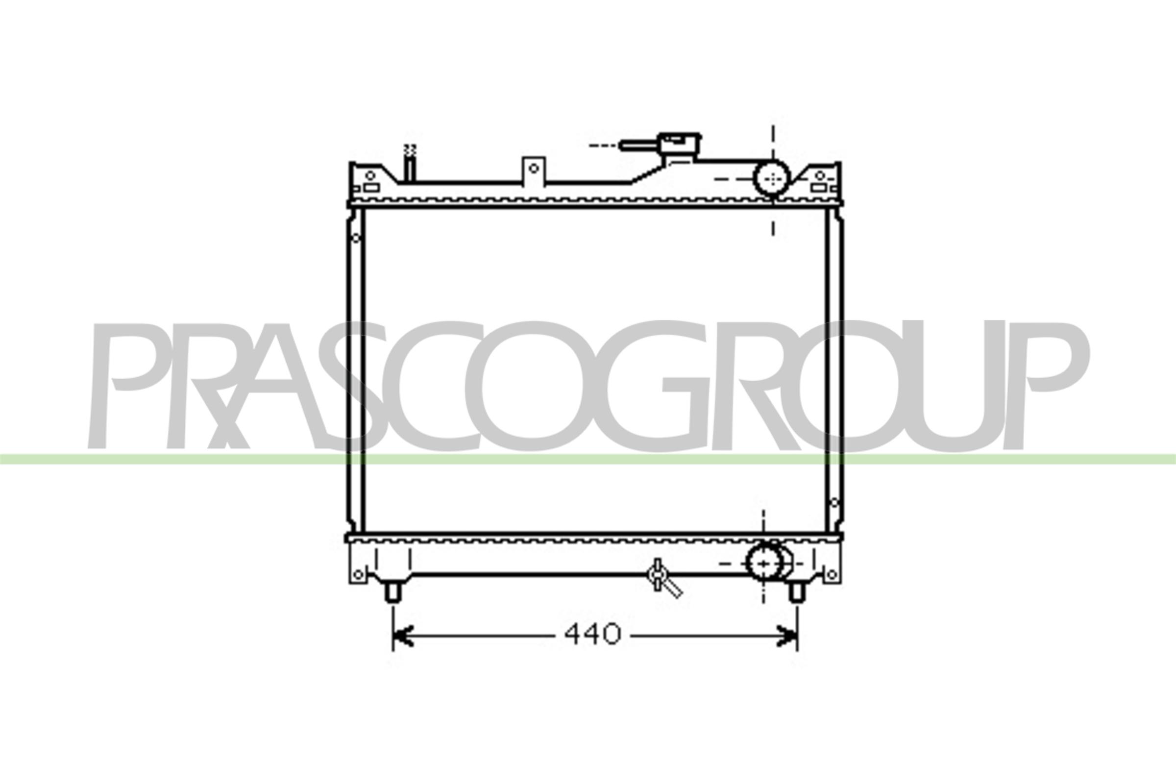 PRASCO SZ054R007 Radiatore,...