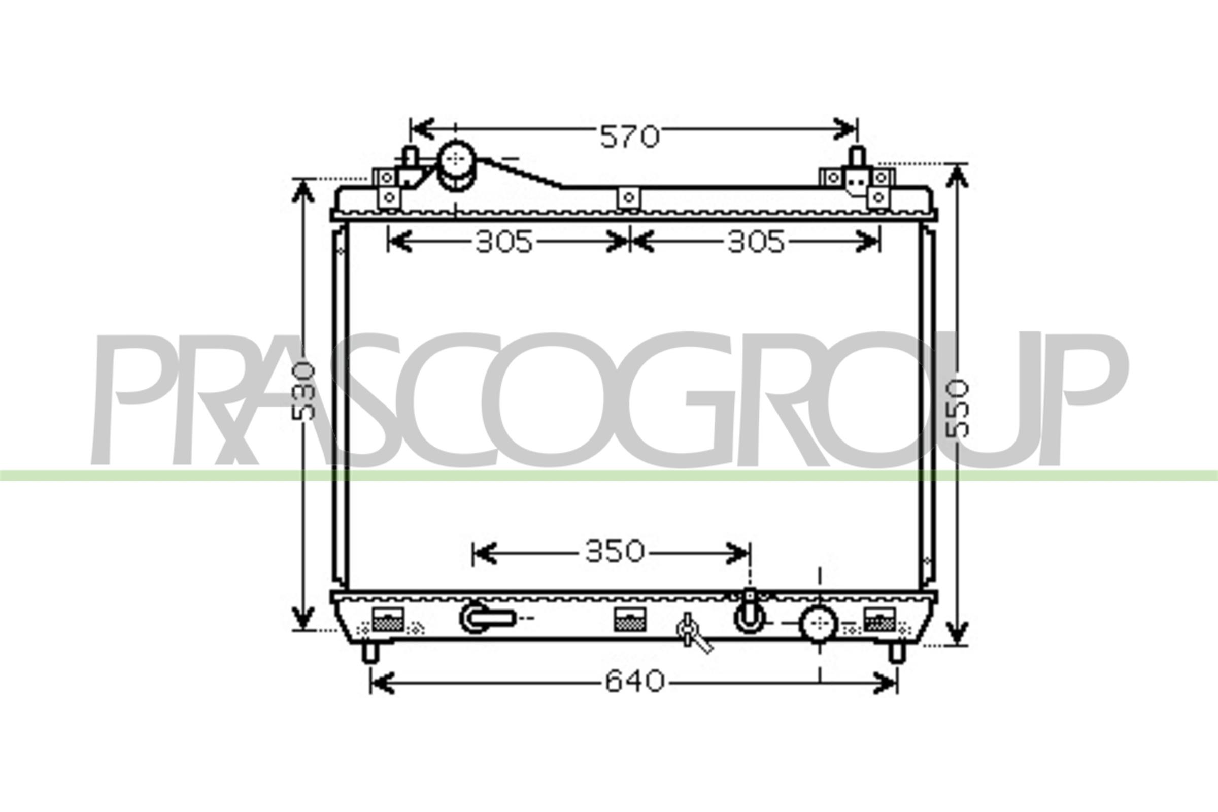 PRASCO SZ056R002 Radiatore,...