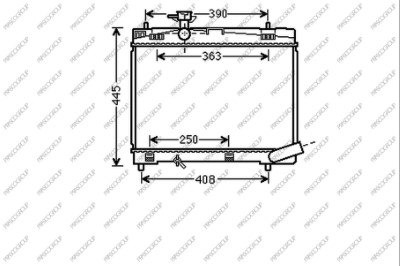 PRASCO TY020R004 Radiatore,...