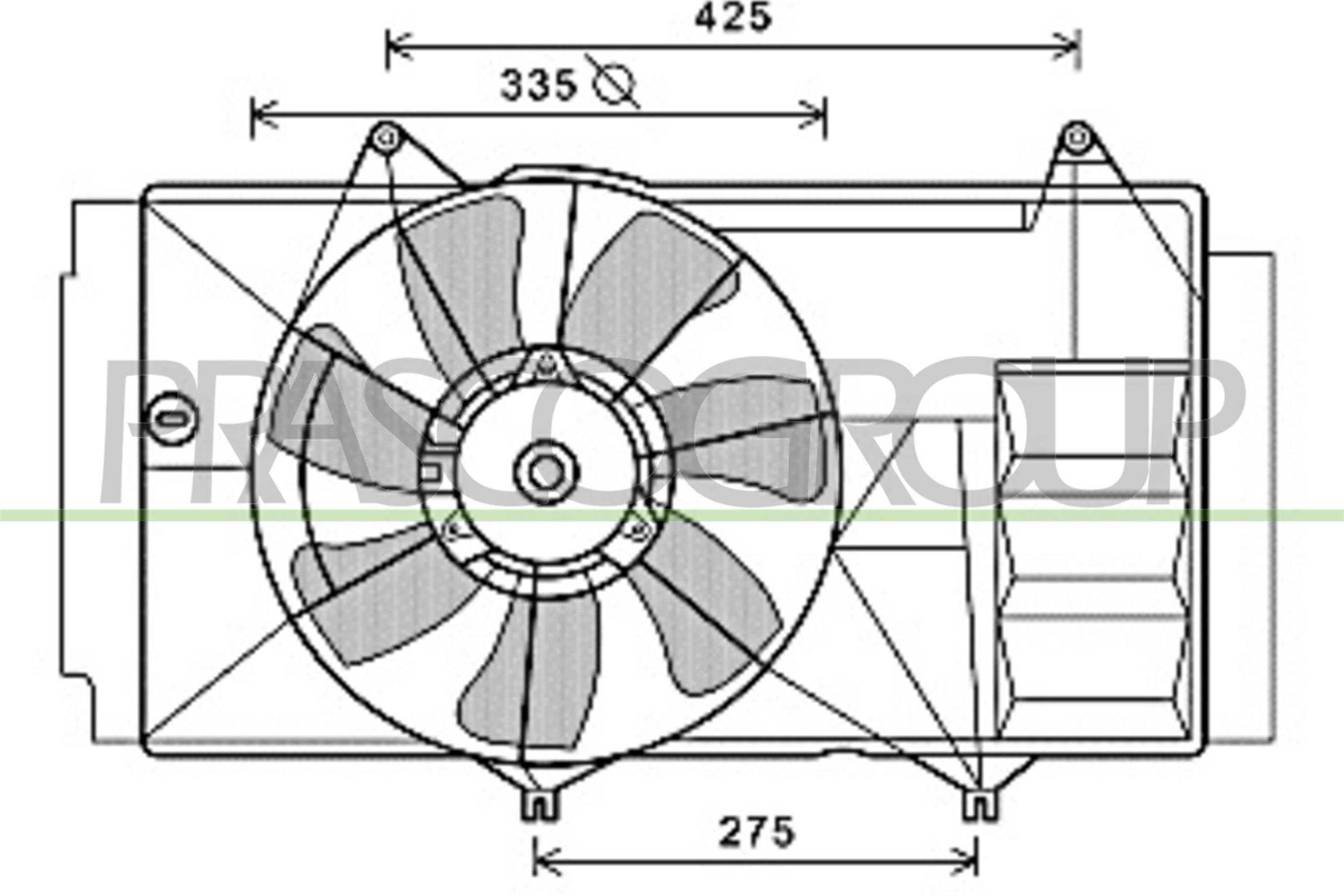 PRASCO TY324F003 Ventola,...