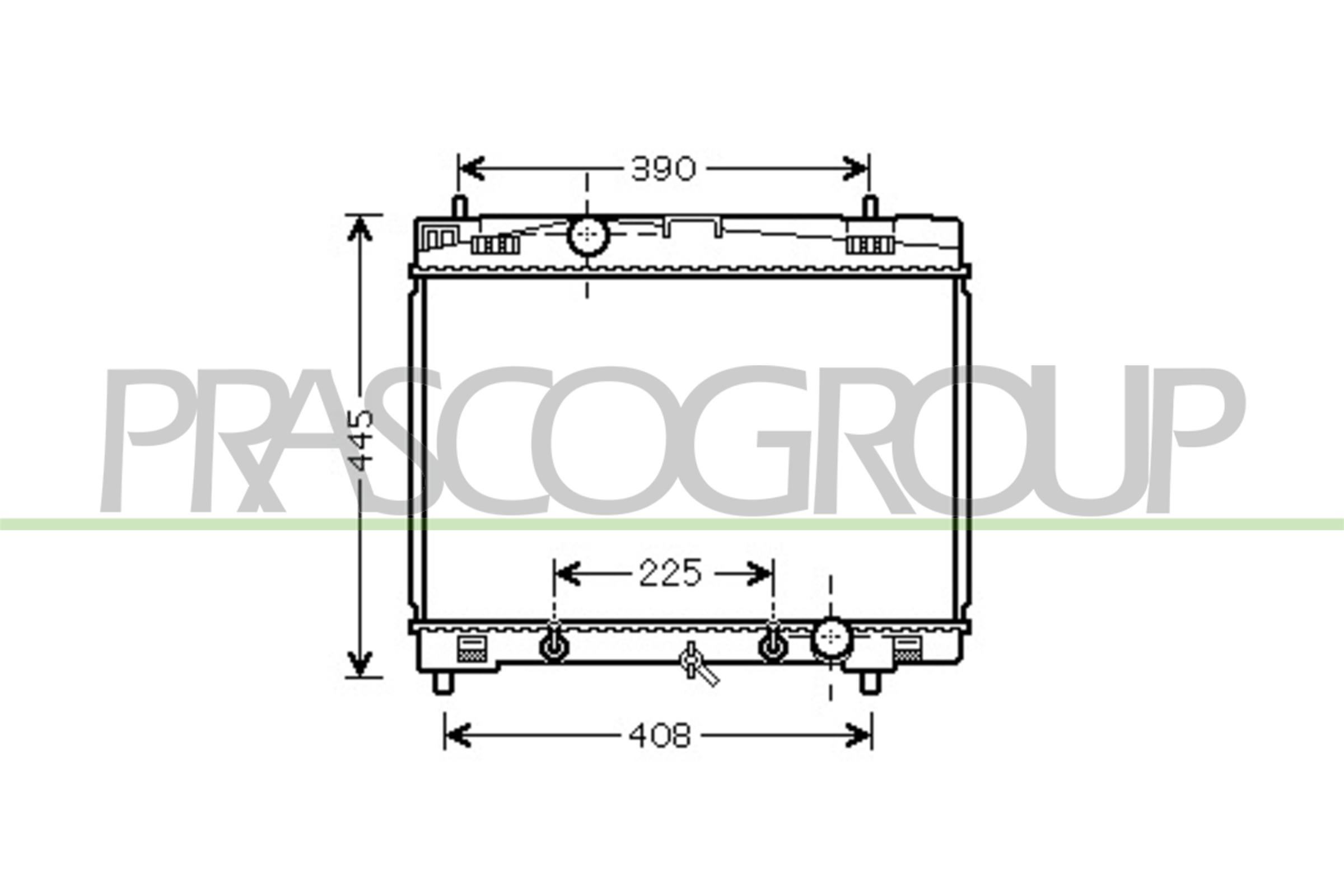 PRASCO TY325R006 Radiatore,...