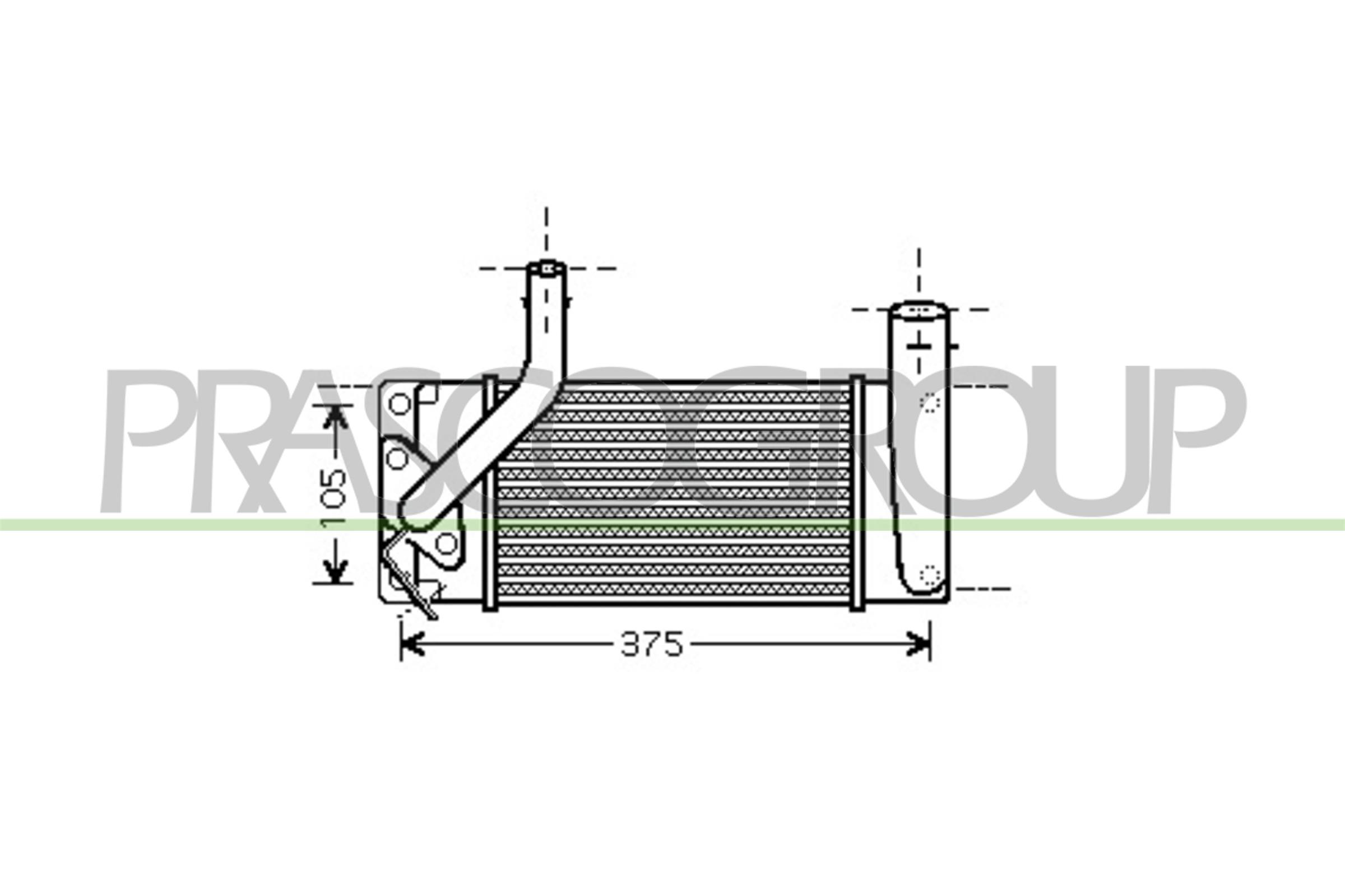 PRASCO TY350N003 Intercooler