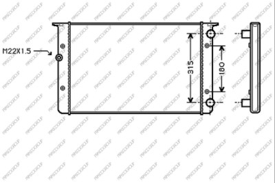 PRASCO VG032R006 Radiatore,...