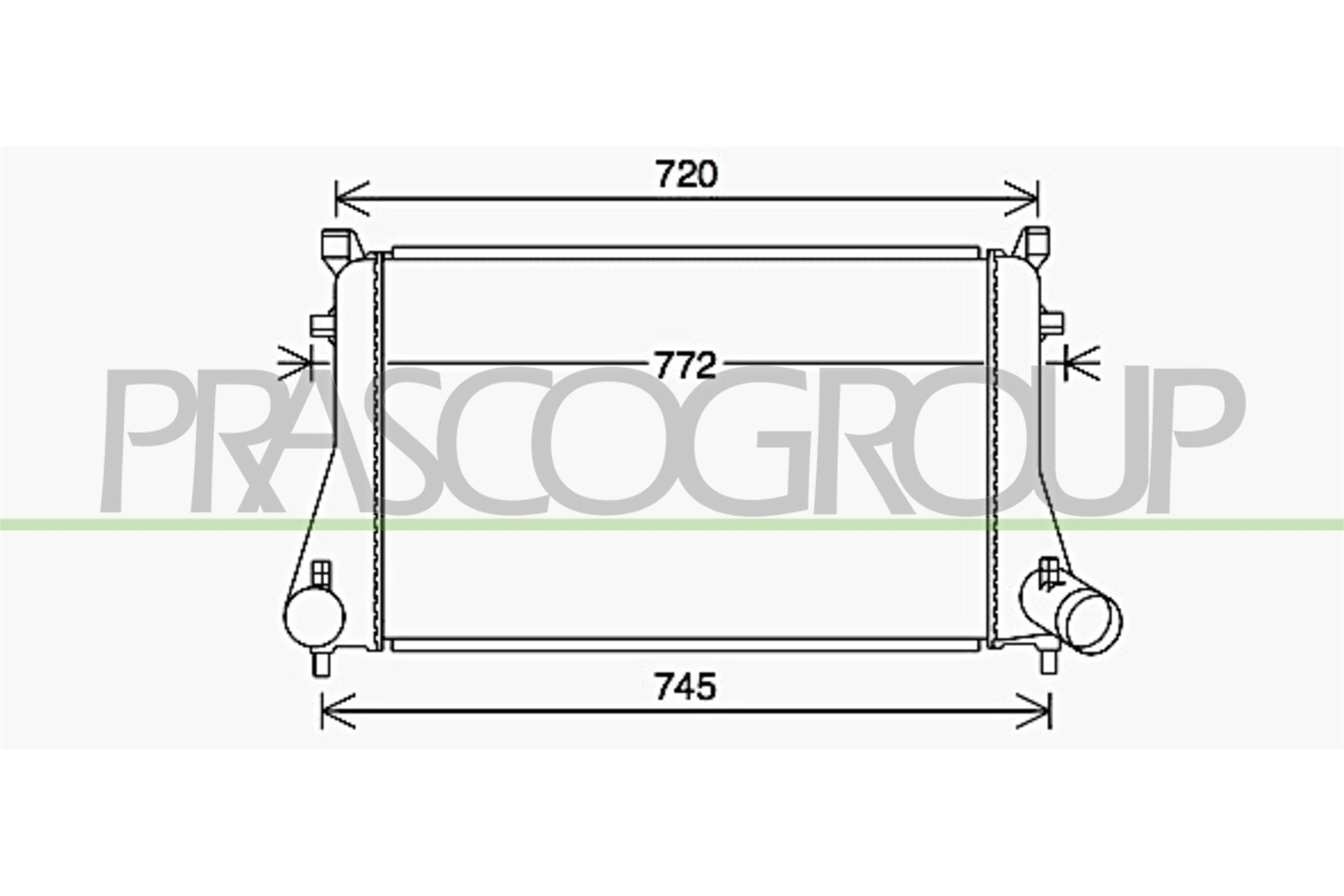 PRASCO VG400N001 Intercooler