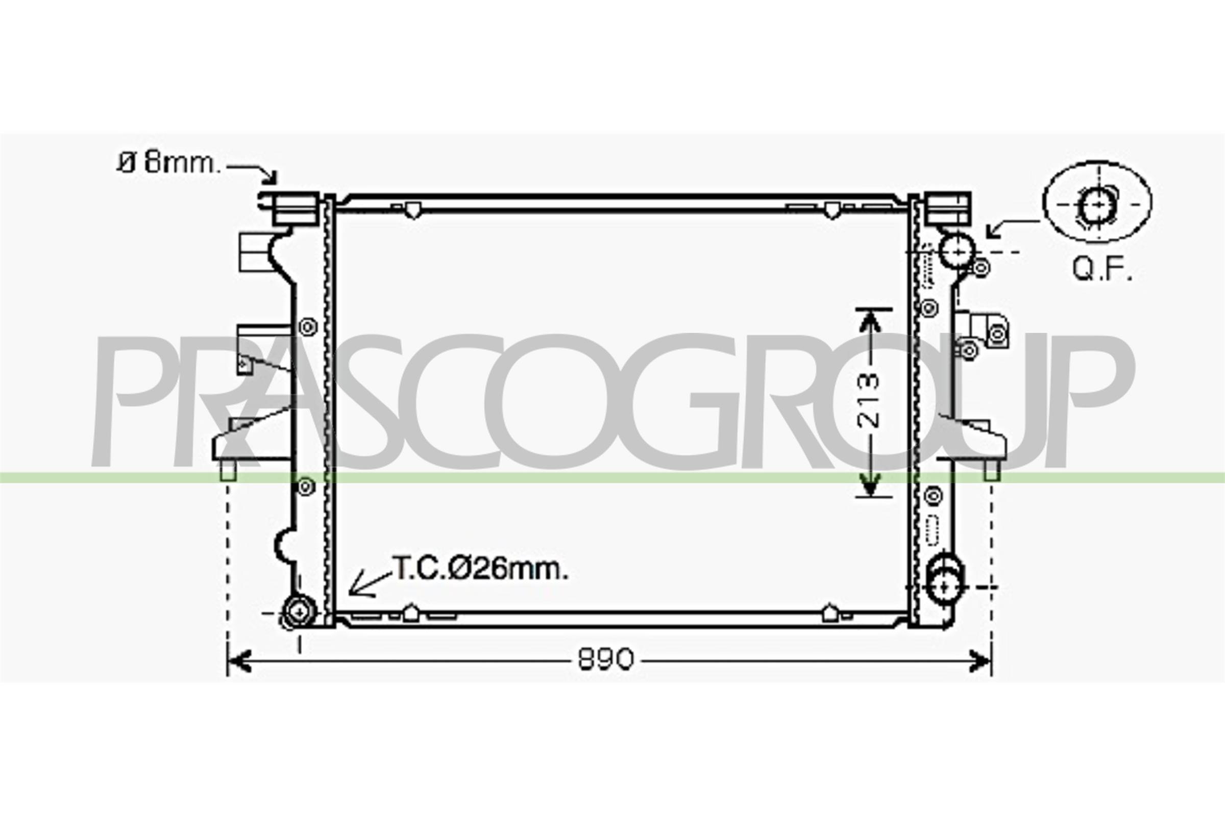 PRASCO VG917R003 Radiatore,...