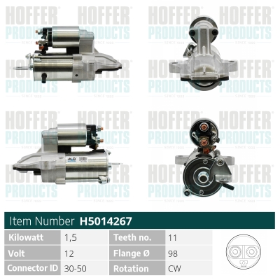 HOFFER H5014267 Motorino...