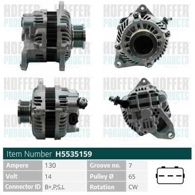 HOFFER H5535159 Alternatore