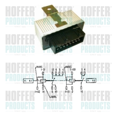 HOFFER 7240113 Ρελέ, αντλία...