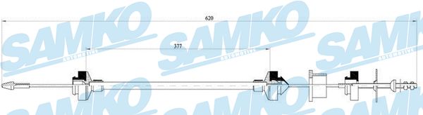 SAMKO C0031C Tazne lanko,...