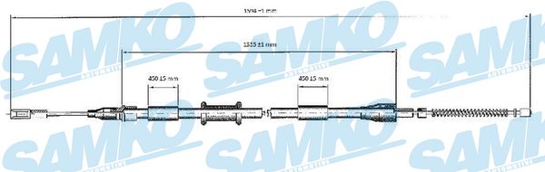 SAMKO C0038B Tažné lanko,...