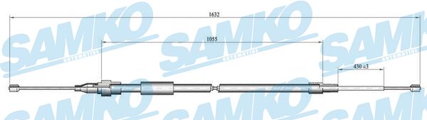SAMKO C0063B Tažné lanko,...