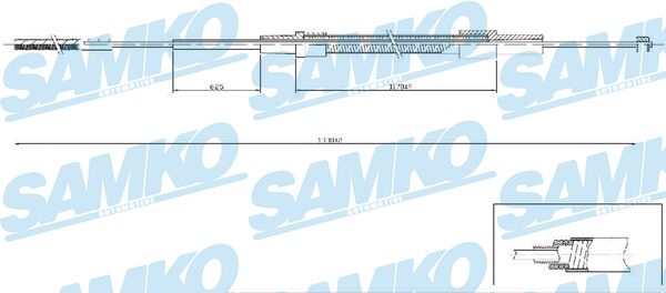 SAMKO C0078B Tažné lanko,...