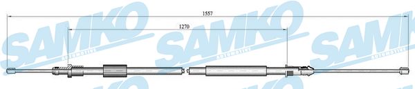 SAMKO C0128B Tažné lanko,...