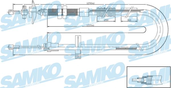 SAMKO C0194C Tazne lanko,...