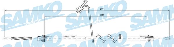 SAMKO C0286B Tažné lanko,...