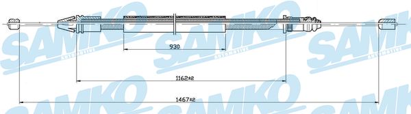 SAMKO C0401B Tažné lanko,...