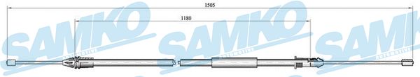 SAMKO C0405B Tažné lanko,...