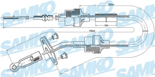 SAMKO C0412C Tazne lanko,...