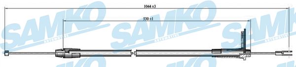 SAMKO C0415B Tažné lanko,...