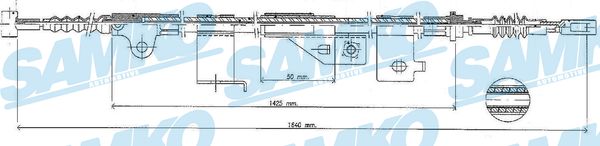 SAMKO C0499B Tažné lanko,...