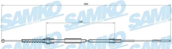 SAMKO C0516B Tažné lanko,...