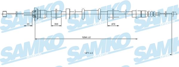 SAMKO C0519B Tažné lanko,...
