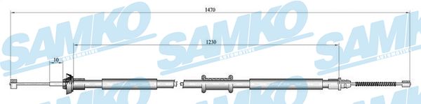 SAMKO C0521B Tažné lanko,...