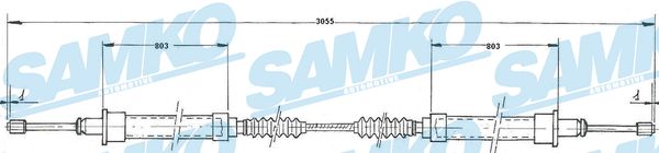 SAMKO C0523B Tažné lanko,...
