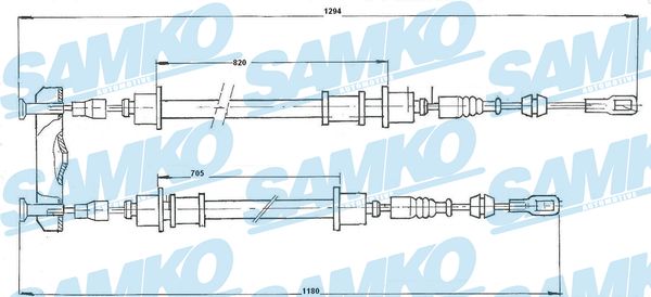 SAMKO C0540B Tažné lanko,...