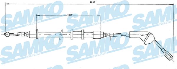 SAMKO C0582B Tažné lanko,...