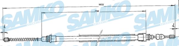 SAMKO C0660B Tažné lanko,...