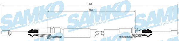 SAMKO C0706B Tažné lanko,...