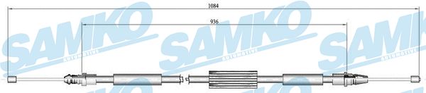 SAMKO C0728B Tažné lanko,...