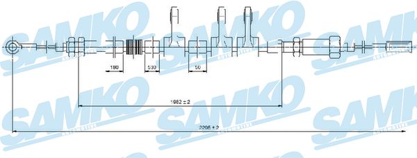 SAMKO C0984B Tažné lanko,...
