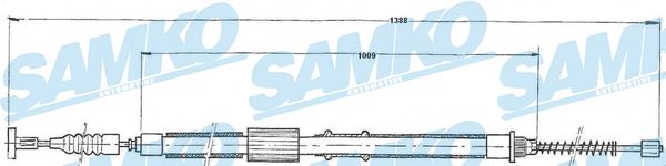 SAMKO C1240B Tažné lanko,...