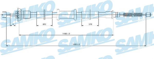 SAMKO C1247B Tažné lanko,...