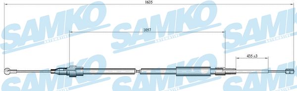 SAMKO C1518B Tažné lanko,...