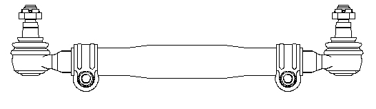 LEMFÖRDER 21539 01 Tie Rod Centre Front Axle