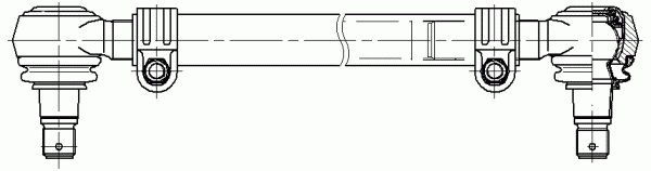 LEMFÖRDER 23295 01 Tie Rod Front Axle Left Front Axle Right outer