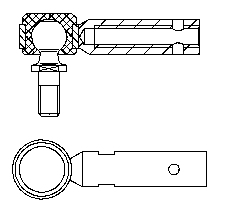 LEMFÖRDER 24400 02 Kugelkopf, Zugstange-Luftfederventil