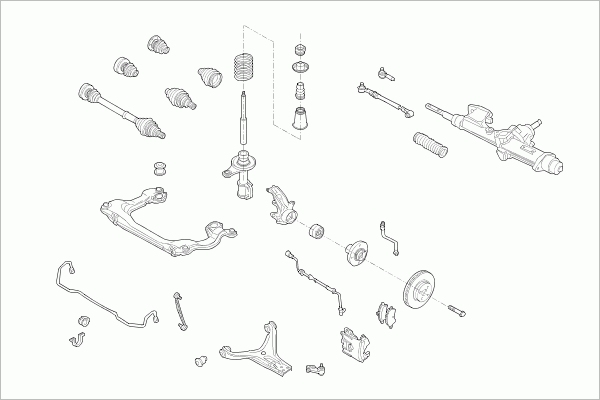 LEMFÖRDER AUDI-80B4-FL030 Lenkung