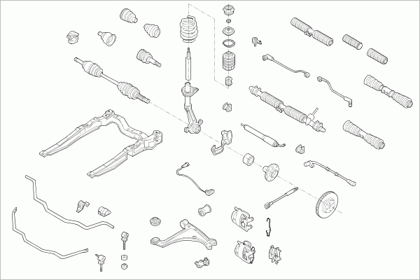 LEMFÖRDER OPEL-VECTR-FL031 Lenkung