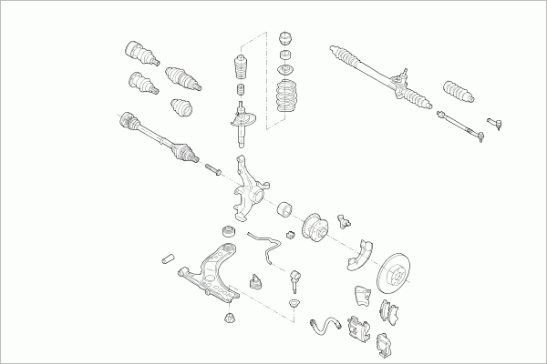 LEMFÖRDER VW-GOLF-FL040 Lenkung