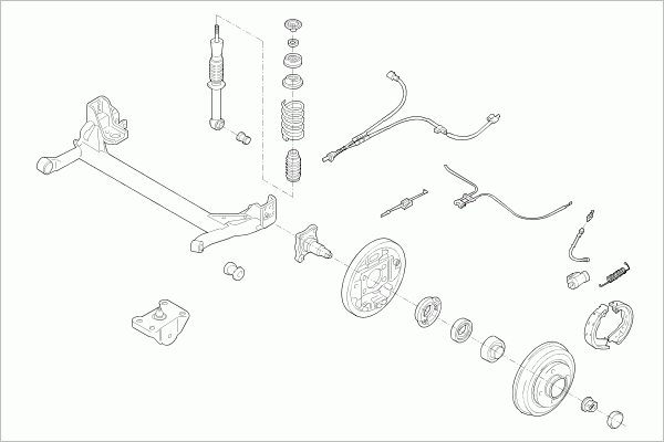LEMFÖRDER FORD-KA-RL001 Steering Rear Axle for FORD