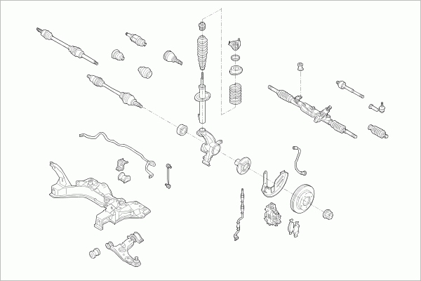 LEMFÖRDER FORD-FOCUS-FL002 Lenkung