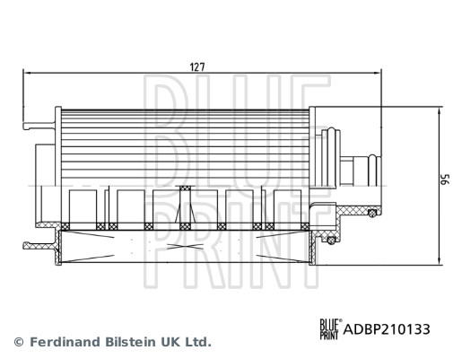 BLUE PRINT ADBP210133 Ölfilter