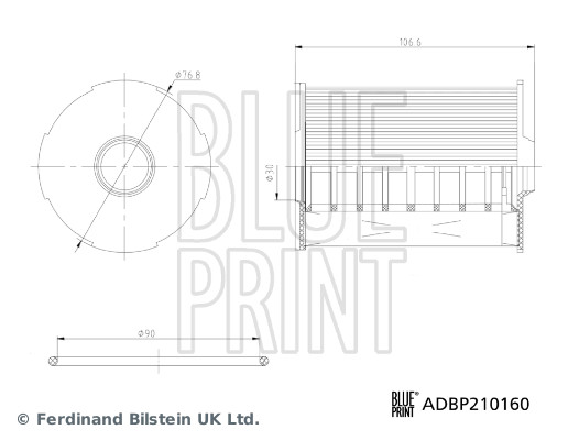 BLUE PRINT ADBP210160...