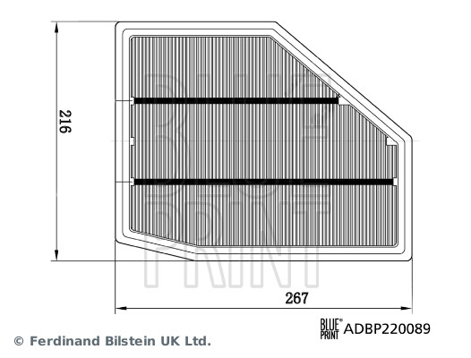 BLUE PRINT ADBP220089 légszűrő